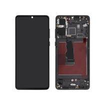 Ecrã completo preto OLED Huawei P30 (com chassis)