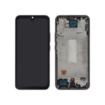 Ecrã completo OLED preto Galaxy A34 5G (com chassis)