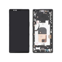 Ecrã completo preto Xperia 1 (com chassis) (ReLife)