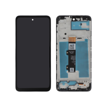 Ecrã completo preto Moto E40 (com chassis)