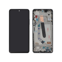 Ecrã completo preto Xiaomi Mi 11i 5G (com chassis) (ReLife)
