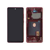 Ecrã completo vermelho Galaxy S20 FE 4G/5G (G780F/G781B) (com chassis)