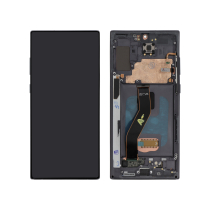 Ecrã completo preto Galaxy Note 10+ (N975F) (com chassis)