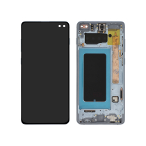 Ecrã completo azul Galaxy S10+ (G975F) (com chassis)