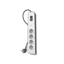 BELKIN Extensão elétrica Proteção contra sobretensões 4 Tomadas (2m)