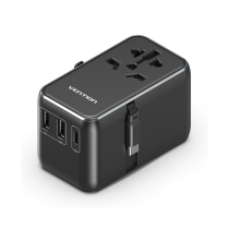 VENTION Adaptador USB 3 Portas GaN com Cabo USB-C