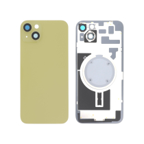 Vidro traseiro completo amarelo iPhone 14 Plus (com MagSafe) (sem logótipo)