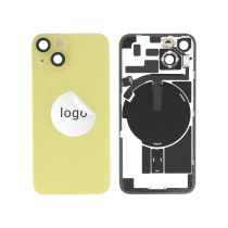 Vidro traseiro completo amarelo iPhone 14 (Pulled A)