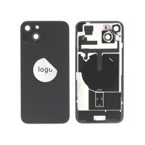 Vidro traseiro completo preto iPhone 15 Plus (Pulled A)