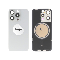 Vidro traseiro titânio branco iPhone 15 Pro (Pulled B)