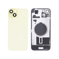 Vidro traseiro amarelo iPhone 15 Plus (com MagSafe) (sem logótipo)