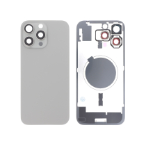 Vidro traseiro titânio natural iPhone 16 Pro Max (com MagSafe) (sem logótipo)