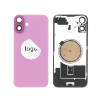 Vidro traseiro rosa iPhone 16 Plus (Pulled A)