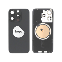Vidro traseiro preto iPhone 15 Pro (Pulled B)