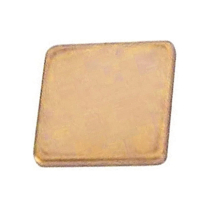 Peça de cobre para dissipação de calor 15x15x2 mm
