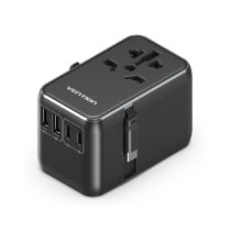 VENTION Adaptador USB 4 Portas GaN com Cabo USB-C