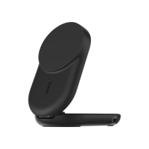 BELKIN Estação de carregamento magnética 2-em-1 Qi2 (25W) (preta)