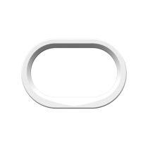 RHINOSHIELD Aro de objetiva para capa de proteção iPhone 16e (branco)