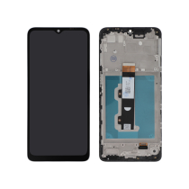 Ecrã completo preto Moto E22 (com chassis)