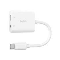 BELKIN Adaptador USB-C para Jack/USB-C (branco)