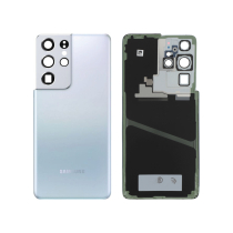 Vidro traseiro prateado Galaxy S21 Ultra 5G (G998B)