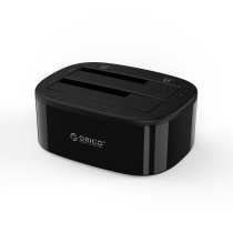 ORICO Estação de clonagem 2 Baias USB 3.0 para HDD/SSD 2.5"/3.5" (6228US3-C-EU-BK)