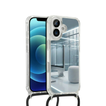 COVERME Capa de proteção Espelho iPhone 13 (Cordão preto)