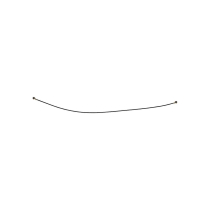 Cabo Coaxial preto 114,5mm Huawei P20