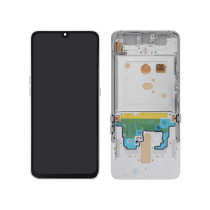 Ecrã completo prateado OLED Galaxy A80 (A805F) (com chassis)