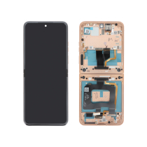Ecrã completo rosa Motorola Razr 50 Ultra