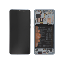 Ecrã completo branco nacarado Huawei P30 Pro (bateria integrada)