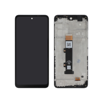 Ecrã completo preto Moto G22 (com chassis)