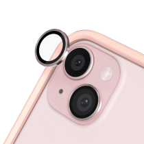 RHINOSHIELD Proteção de câmara iPhone 15/15 Plus (Rosa)