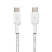 BELKIN Cabo entrançado USB-C para USB-C 2m (branco)