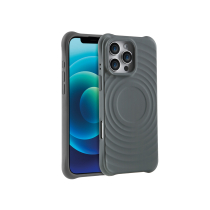Capa de proteção Circle MagSafe iPhone 12 Pro Max (cinzenta grafite)