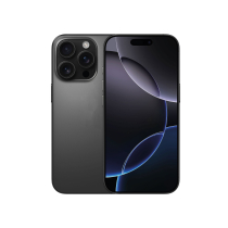 Modelo de exposição tipo iPhone 16 Pro (Titânio preto)