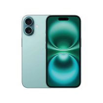 Modelo de exposição tipo iPhone 16 (Verde-azulado)