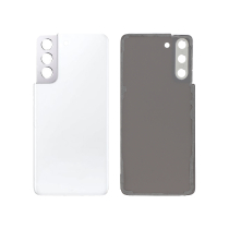 Vidro traseiro branco Galaxy S21 5G (G991B) (sem logótipo)