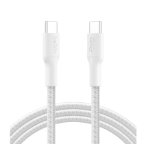 BELKIN Cabo entrançado PCR USB-C para USB-C 240W 2.0 2m (branco)