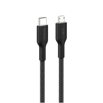 BELKIN Cabo entrançado PCR USB-C para Micro-USB 2.0 1m (preto)