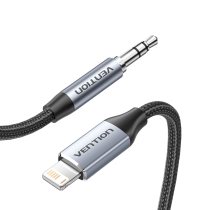 VENTION Cabo entrançado Lightning para Jack 3,5mm (1.5m)