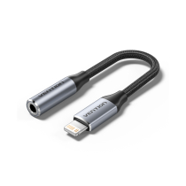 VENTION Adaptador Entrançado Lightning para Jack 3,5mm