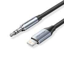 VENTION Cabo entrançado Lightning para Jack 3,5mm (1m)