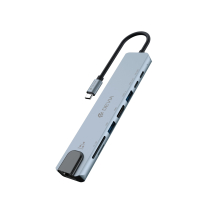 DEVIA Pro1 Hub USB-C 8-em-1 (cinzento)