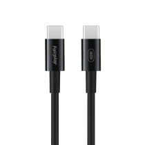 FAIRPLAY Cabo 60W USB-C para USB-C 2m (preto)