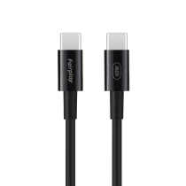 FAIRPLAY Cabo 60W USB-C para USB-C 1m (preto)