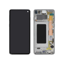 Ecrã completo branco Galaxy S10 (G973F)