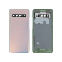 Vidro traseiro prateado Galaxy S10 5G (G977)