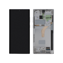 Ecrã completo branco Galaxy S22 Ultra (S908)