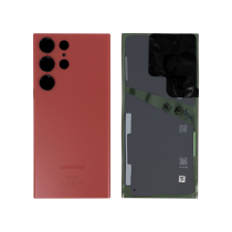 Vidro traseiro vermelho Galaxy S23 Ultra (S918B)